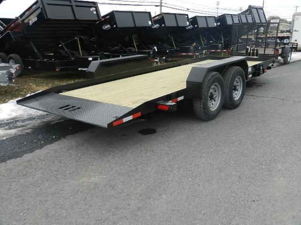 CAM Superline 7 x 20 Equipment Trailer Split Tilt - Image 3