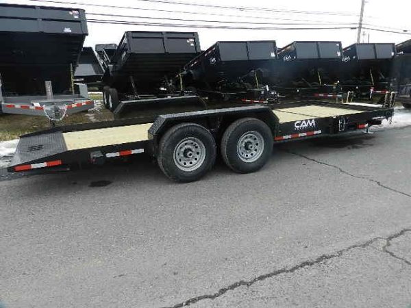 CAM Superline 7 x 20 Equipment Trailer Split Tilt - Image 2