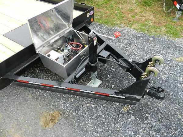 CAM Superline 7 x 20 Equipment Trailer Powered Tilt Deck - Image 2
