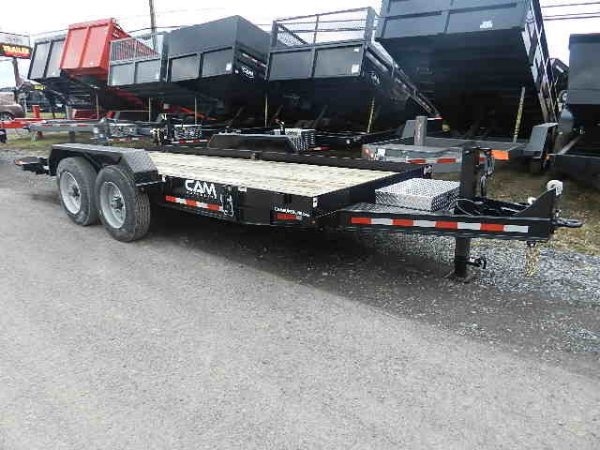 CAM Superline 7 x 18 Gravity Tilt Equipment Trailer Heavy Equipment