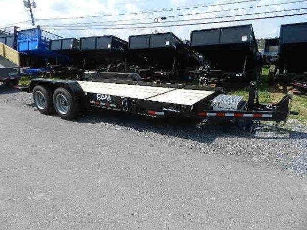 CAM Superline 7 x 19 Equipment Trailer – Split-Tilt