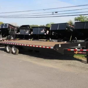 BWise 8 x 28 Deckover Equipment Trailer – Wedge Ramps