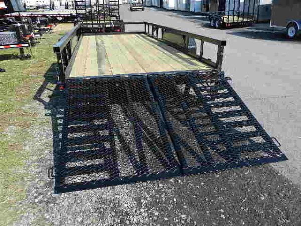 Big Tex 7 x 18 Heavy Duty Landscape Trailer Split Gate - Image 6