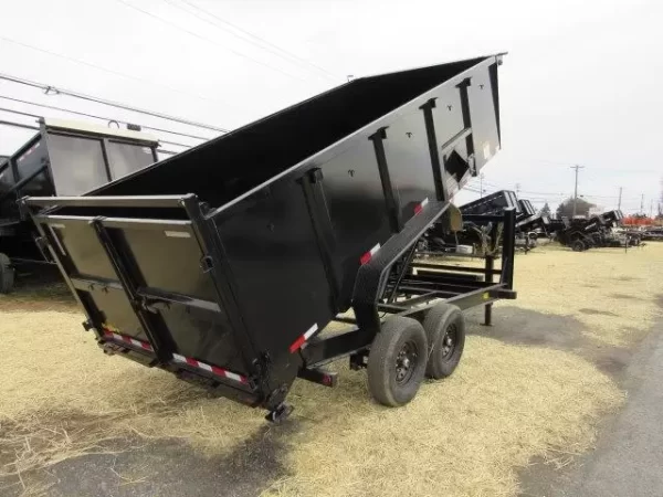 Big Tex 7 x 16 Gooseneck Dump Trailer Solid High Sides - Image 7