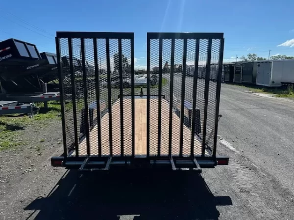 BWise 7 x 20 Equipment Trailer Split Landscape Ramp - Image 5