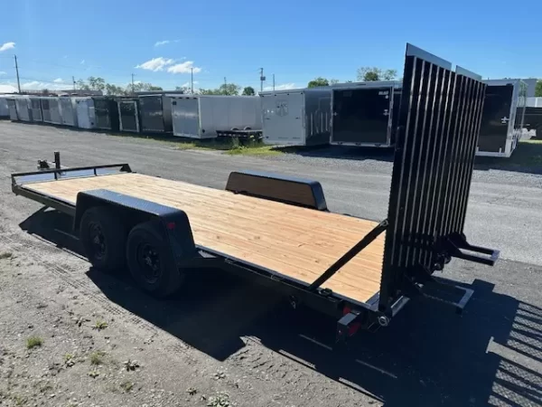 BWise 7 x 20 Equipment Trailer Split Landscape Ramp - Image 2