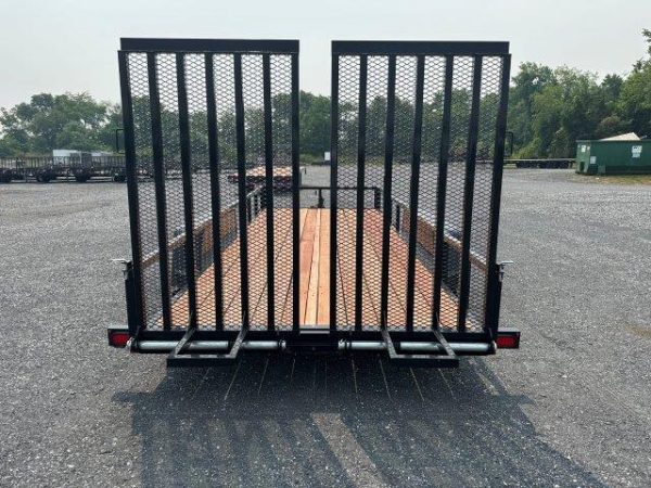 BWise 7 x 18 Equipment Trailer Split Landscape Ramp - Image 5