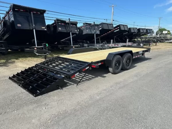 CAM Superline 7 x 22 Equipment Trailer Super Ramps - Image 2