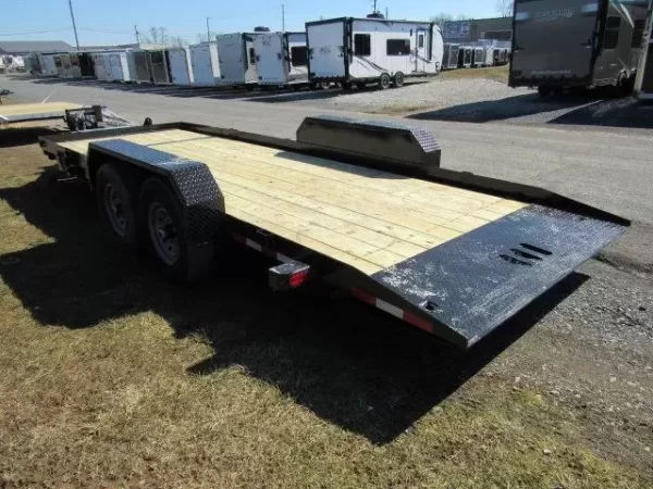 CAM Superline 7 x 21 Low Profile Equipment Trailer Split Tilt - Image 3