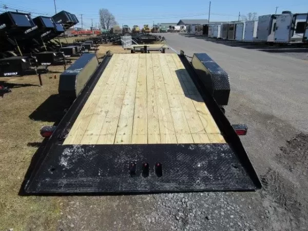 CAM Superline 7 x 21 Low Profile Equipment Trailer Split Tilt - Image 6
