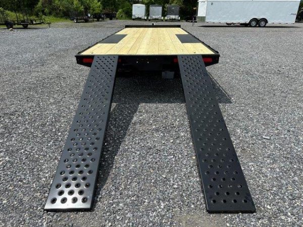 CAM Superline 8 x 18 Deckover Equipment Trailer Slide Out Ramps Item - Image 8