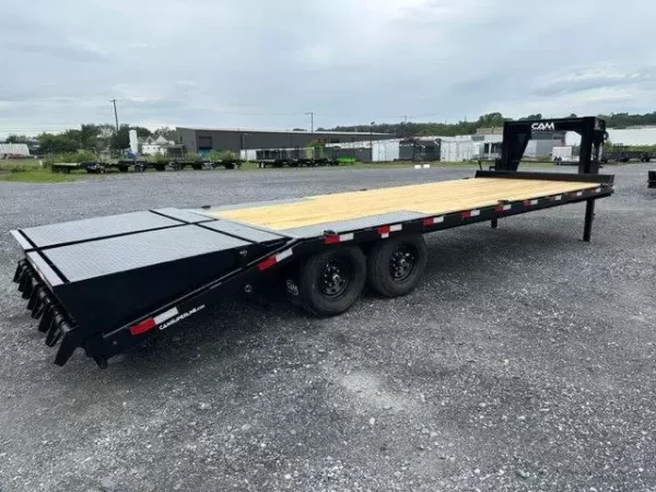 CAM Superline 8 x 25 Gooseneck Deckover Equipment Trailer - Image 6