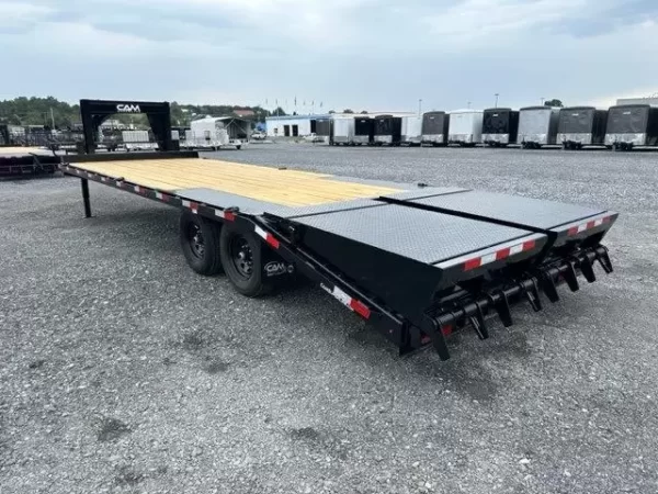 CAM Superline 8 x 25 Gooseneck Deckover Equipment Trailer - Image 4