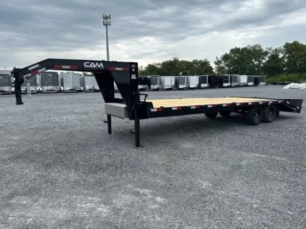 CAM Superline 8 x 25 Gooseneck Deckover Equipment Trailer - Image 2