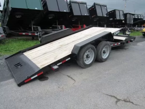 CAM Superline 7 x 20 Equipment Trailer Split Tilt - Image 7