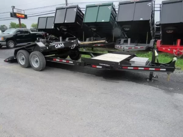CAM Superline 7 x 20 Equipment Trailer Split Tilt - Image 6