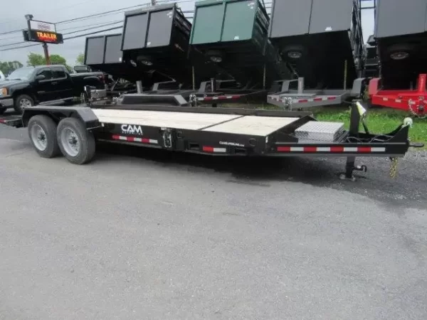 CAM Superline 7 x 20 Equipment Trailer Split Tilt