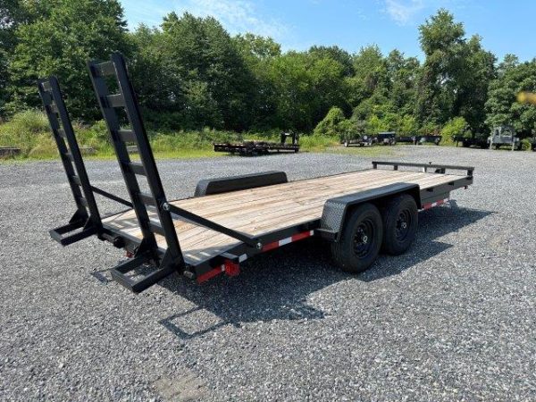 Carry-On 7 x 20 Equipment Trailer Ladder Ramps - Image 3