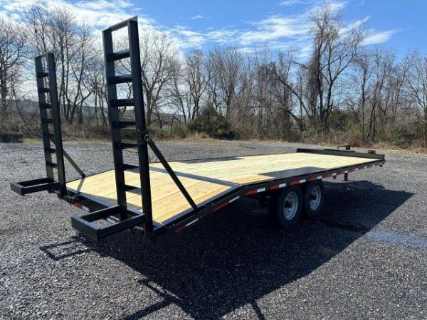 Premier 8.5 x 24 Deckover Equipment Trailer Ladder Ramps - Image 4