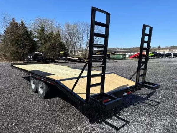 Premier 8.5 x 24 Deckover Equipment Trailer Ladder Ramps - Image 2