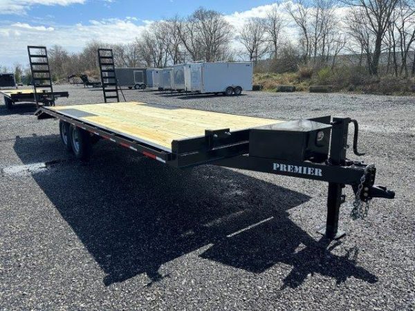 Premier 8.5 x 24 Deckover Equipment Trailer Ladder Ramps