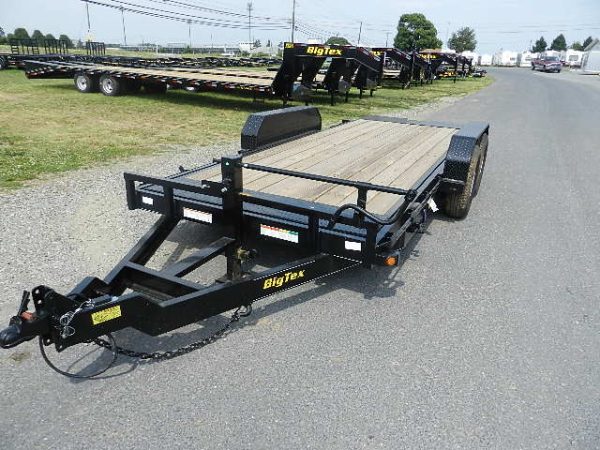 Big Tex 7 x 18 Full-Tilt Equipment Trailer Removable Fenders - Image 5