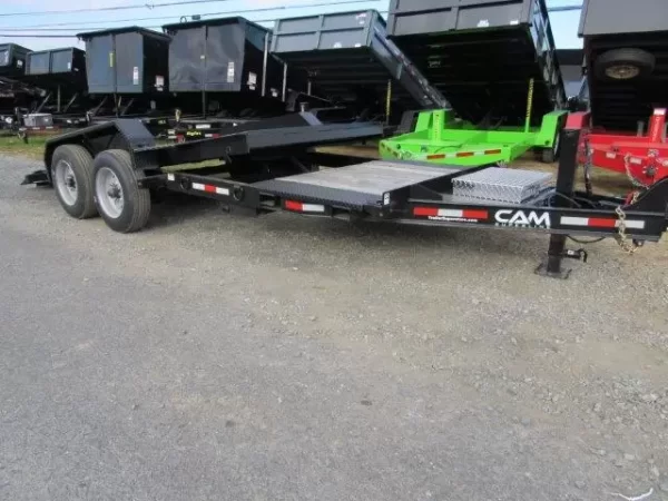 CAM Superline 7 x 19 Heavy Duty Split-Tilt Trailer Extra Wide Deck - Image 5