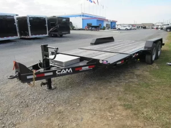 CAM Superline 7 x 19 Heavy Duty Split-Tilt Trailer Extra Wide Deck - Image 8