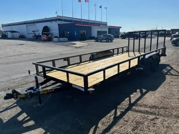 Big Tex 7 x 18 Landscape Utility Trailer – 7K Ramp Gate - Image 3
