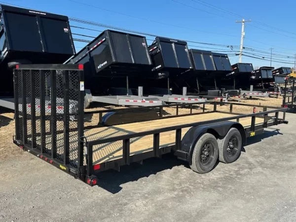 Big Tex 7 x 18 Landscape Utility Trailer – 7K Ramp Gate - Image 5
