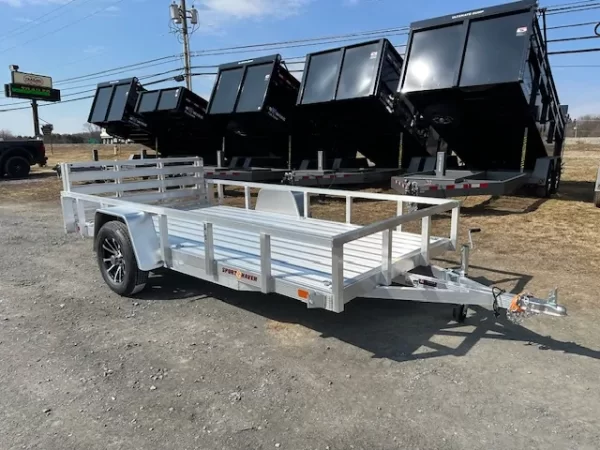Sport Haven 6×12 Aluminum Utility Trailer – Deluxe