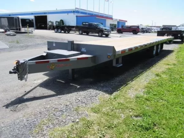 BWise 8 x 28 Deckover Equipment Trailer Beavertail - Image 4