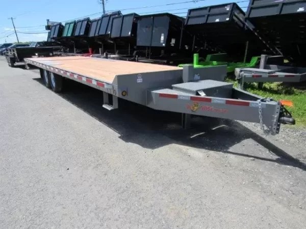 BWise 8 x 28 Deckover Equipment Trailer Beavertail - Image 11