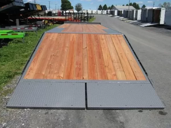 BWise 8 x 28 Deckover Equipment Trailer Beavertail - Image 9