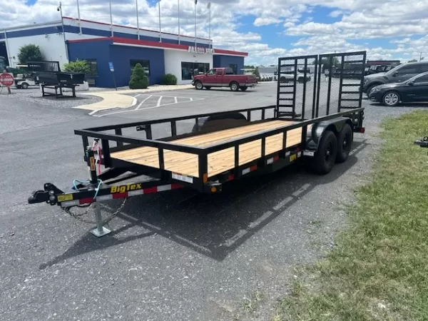 Big Tex 7 x 18 Landscape Utility Trailer – Split Ramp Gate - Image 5