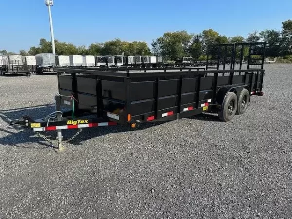 Big Tex 7 x 20 Landscape Utility Trailer – Solid Steel Sides - Image 2