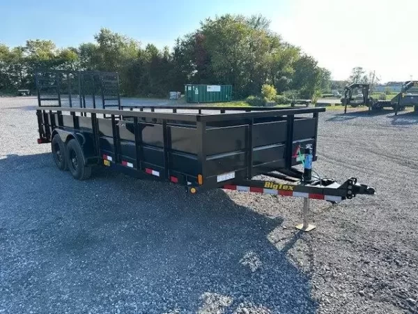 Big Tex 7 x 20 Landscape Utility Trailer – Solid Steel Sides