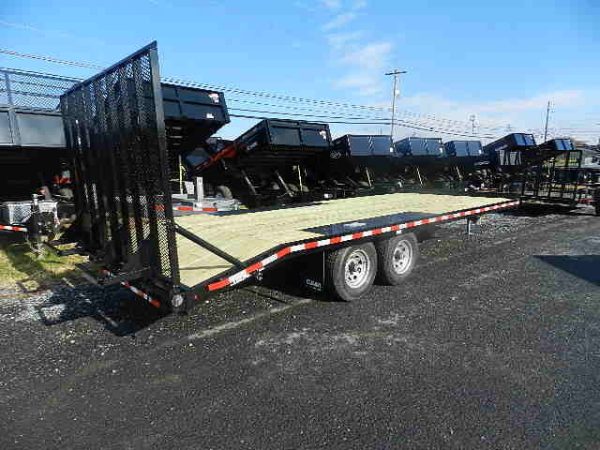 CAM Superline 8 x 20 Equipment Trailer – Split Landscape Ramp - Image 2