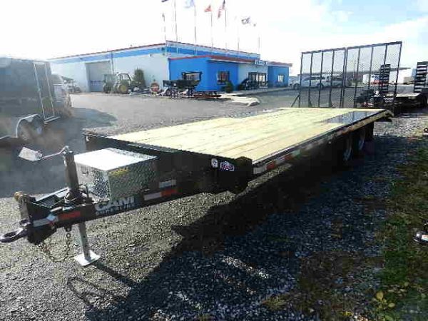 CAM Superline 8 x 20 Equipment Trailer – Split Landscape Ramp - Image 4