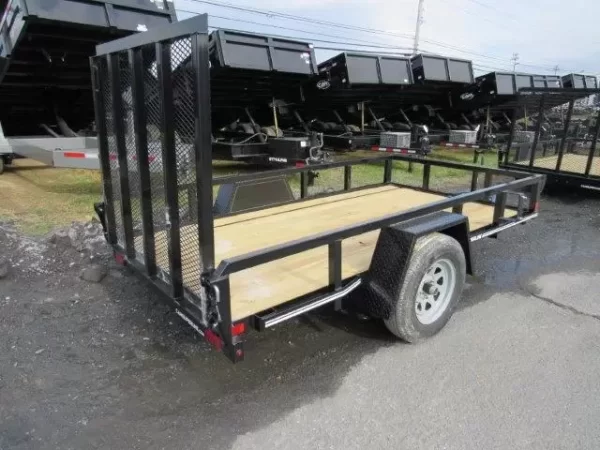 Cam Superline 5 x 10 Landscape Utility Trailer – Rear Landscape Gate - Image 7