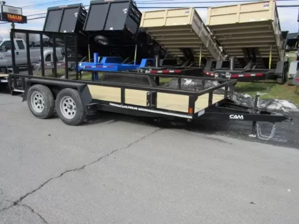 Cam Superline 7 x 14 Landscape Utility Trailer – Rear Landscape Gate
