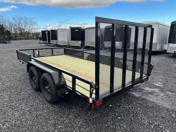 Cam Superline 7 x 14 Landscape Utility Trailer – Side ATV Ramps - Image 6