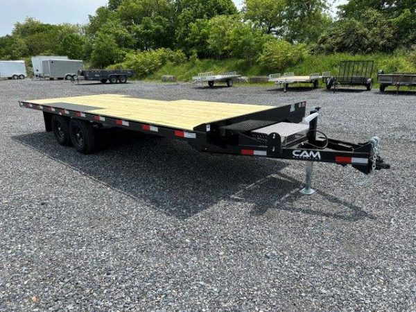 CAM Superline 8 x 18 Deckover Equipment Trailer Slide Out Ramps