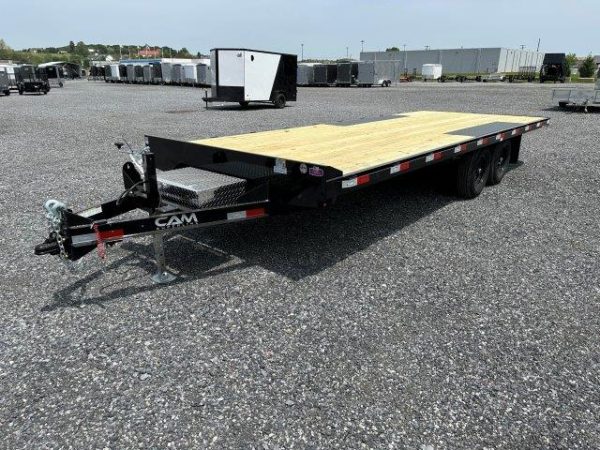 CAM Superline 8 x 20 Deckover Equipment Trailer Slide Out Ramps - Image 4
