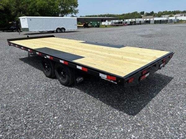 CAM Superline 8 x 20 Deckover Equipment Trailer Slide Out Ramps - Image 5