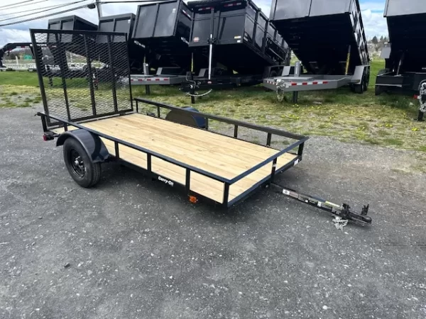 Carry On 5 x 10 Landscape Utility Trailer – Wood Deck