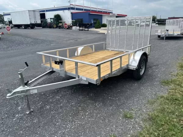 Carry On 6 x 10 Aluminum Landscape Utility Trailer – Rear Mesh Gate - Image 2
