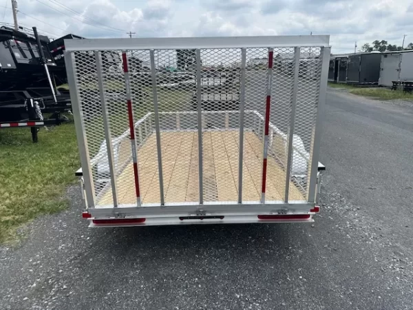 Carry On 6 x 10 Aluminum Landscape Utility Trailer – Rear Mesh Gate - Image 5