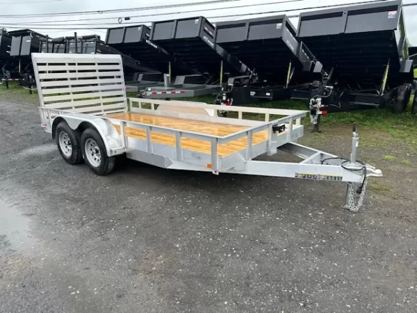 Carry On 6 x 14 Aluminum Landscape Utility Trailer – Rear Gate