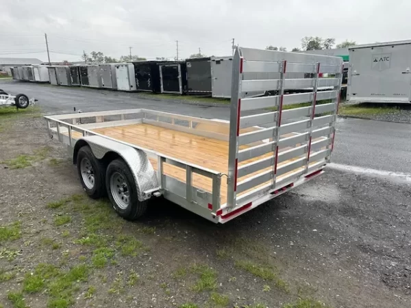 Carry On 6 x 14 Aluminum Landscape Utility Trailer – Rear Gate - Image 4